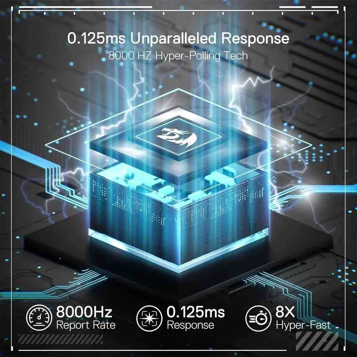 Redragon Fizz K617ggb Magnetic Switch Rapid Trigger Gaming Keyboard, 60% Wired