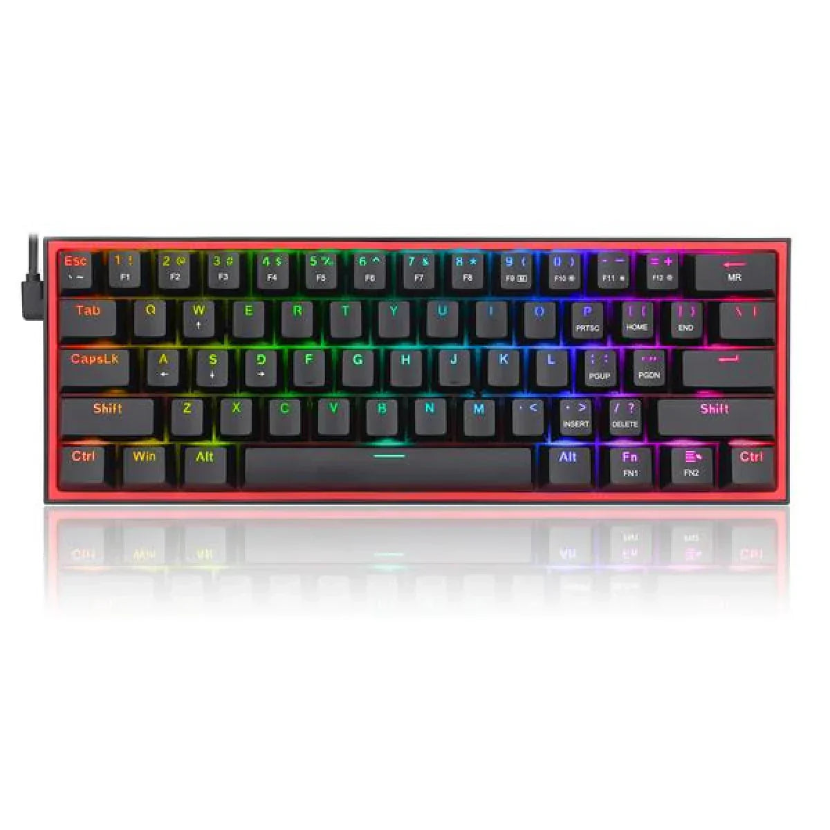 Redragon Fizz Rgb K617-rgb Black - Gameonjo