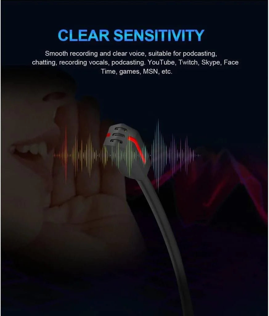 Redragon gm99 stix usb rgb gaming stream desktop microphone - streaming
