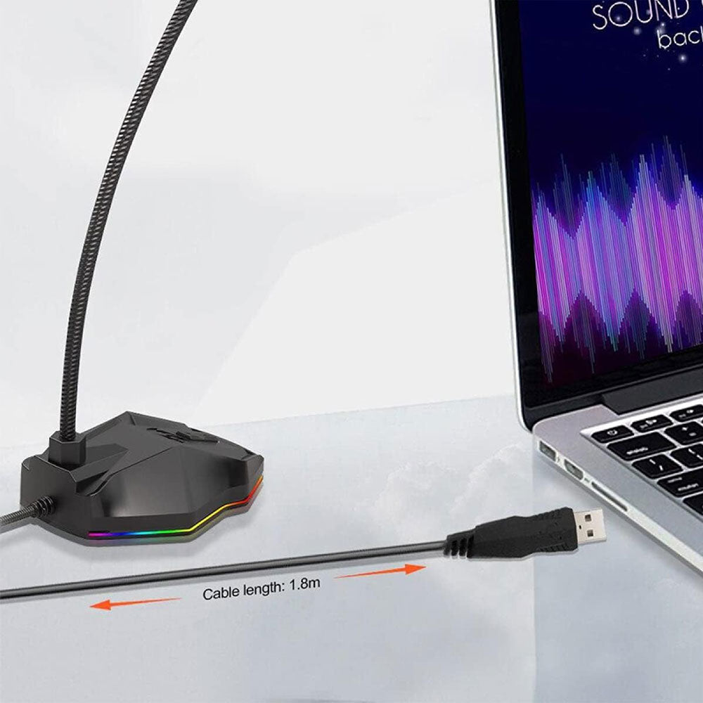 Redragon Gm99 Stix Usb Rgb Microphone - Gameonjo