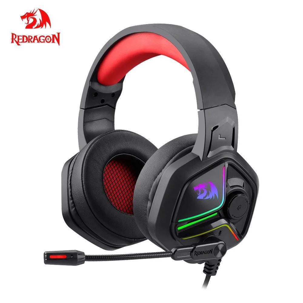 Redragon h230 ajax rgb wired gaming headset - headsets