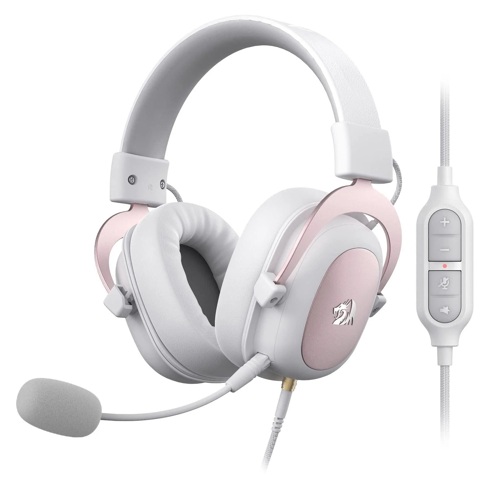 Redragon h510 zeus 2 white gaming headset 7.1 - headsets