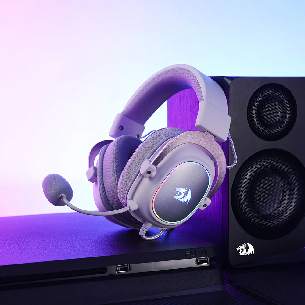 Redragon H510 ZEUS X RGB White Wired Gaming Headset Headset 3.5