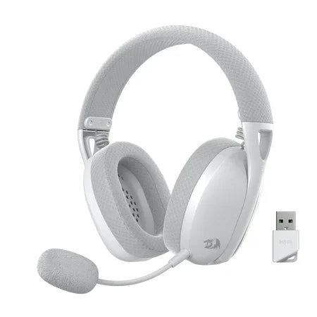 Redragon h848 bluetooth wireless gaming headset - lightweight - 7.1 surround sound - 40mm drivers - detachable