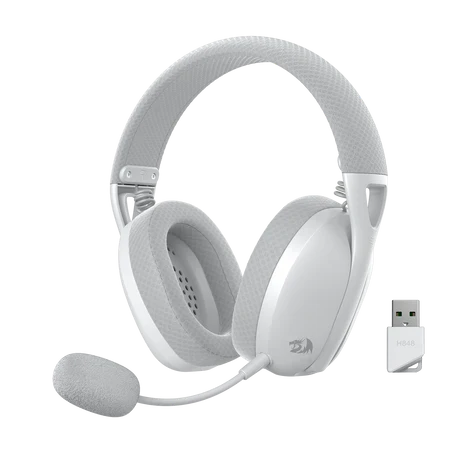 Redragon H848 Bluetooth Wireless Gaming Headset - Lightweight - 7.1 Surround Sound - 40mm Drivers - Detachable Microphone - Multi Platforms for Pc, Ps5/4/3, Switch, Mobile Default Title