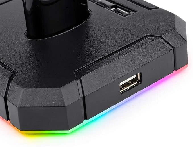 Redragon ha300 scepter pro headset stand rgb backlit gaming headphone stand - audio | headset accessories