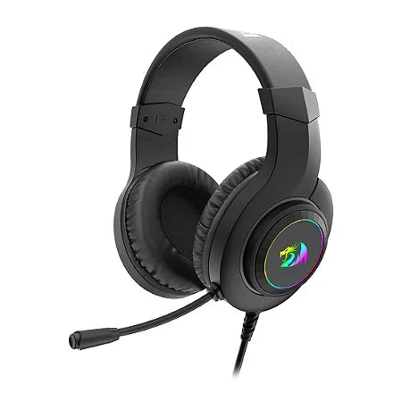Redragon headset h371 rgb hylas branco usb 7.1 - headsets