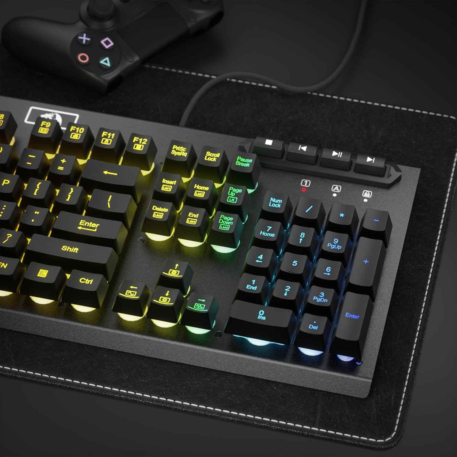 Redragon K513 Rgb Membrane Gaming Keyboard, Standard 104 Keys Linear