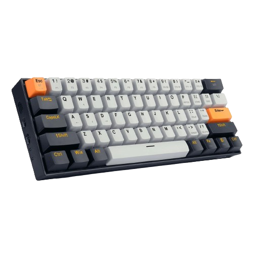 Redragon K530 Draconic Pro Rgb 60% Gaming Wireless Mechanical Keyboard – Brown Switches (black & Grey) Default Title