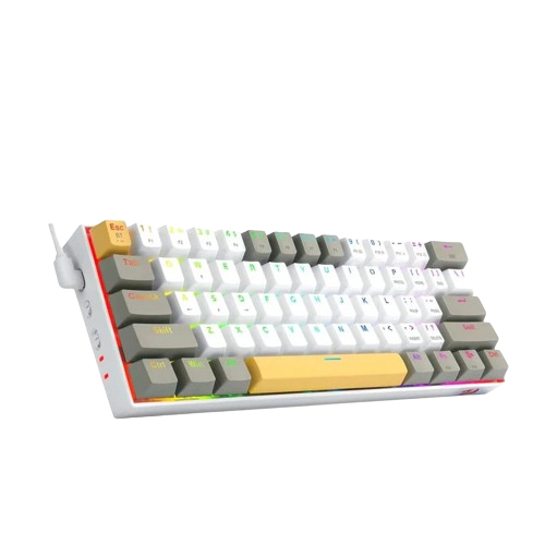 Redragon K530 Draconic Pro Rgb 60% Gaming Wireless Mechanical Keyboard – Brown Switches (yellow, White & Grey) Default Title