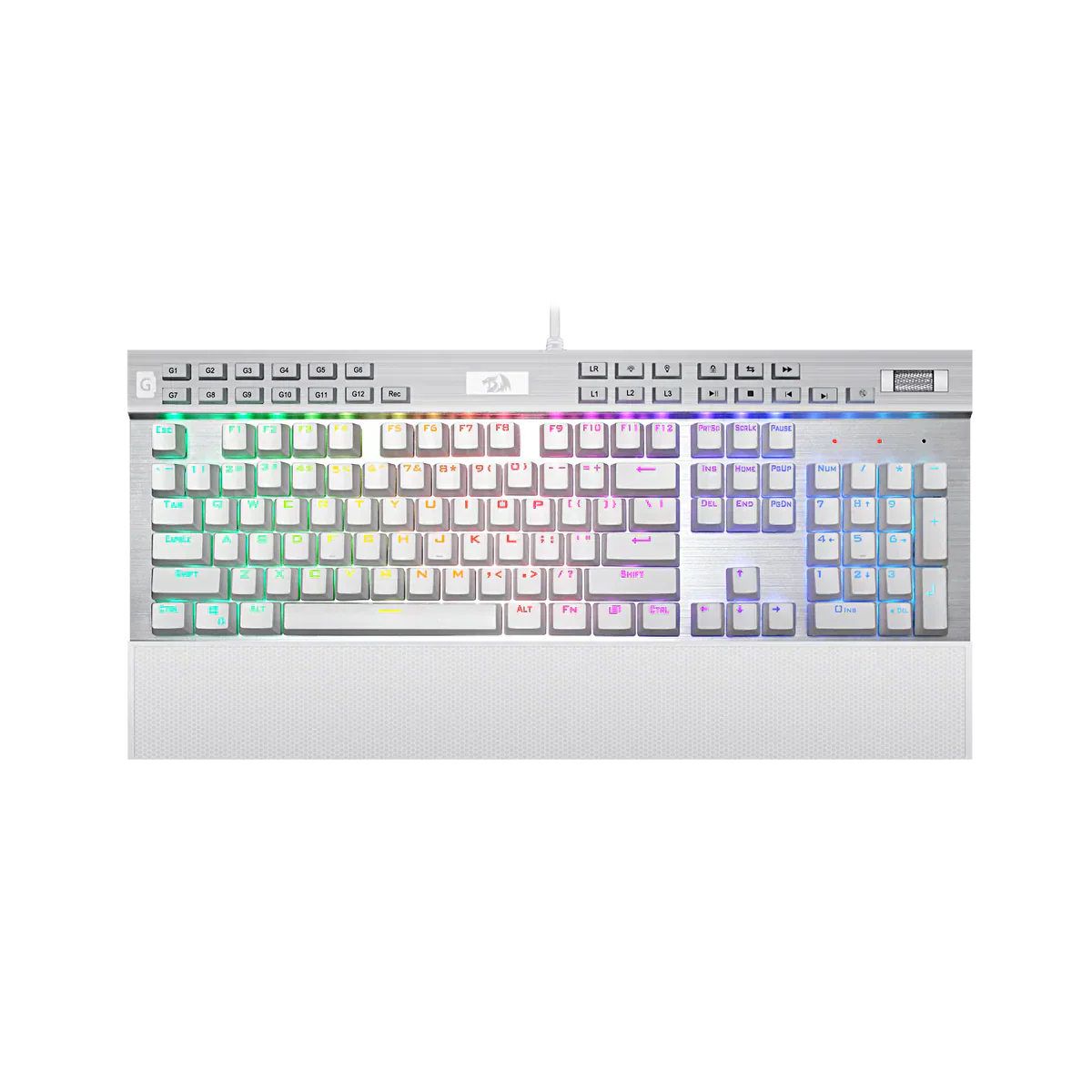 Redragon K550 Rgb Gaming Keyboard, 104 Keys + 12 Macro g Keys Wired Mechanical - Gameonjo