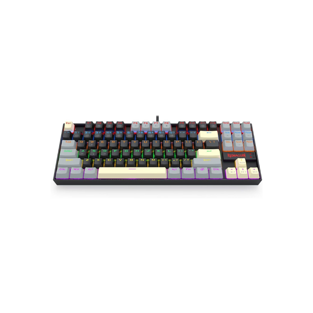 Redragon K552 Mechanical Gaming Keyboard, 87-key Compact (eclipse Gilded)