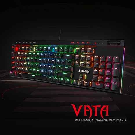 Redragon K580 Vata Rgb Led Backlit Mechanical Gaming Keyboard