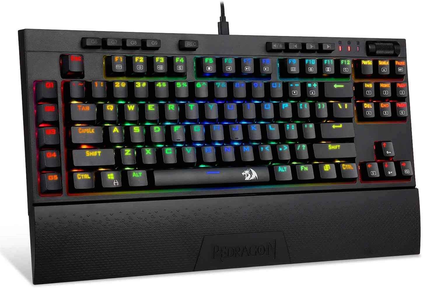 Redragon K588 Rgb Backlit Mechanical Gaming Keyboard with Programmable Keys