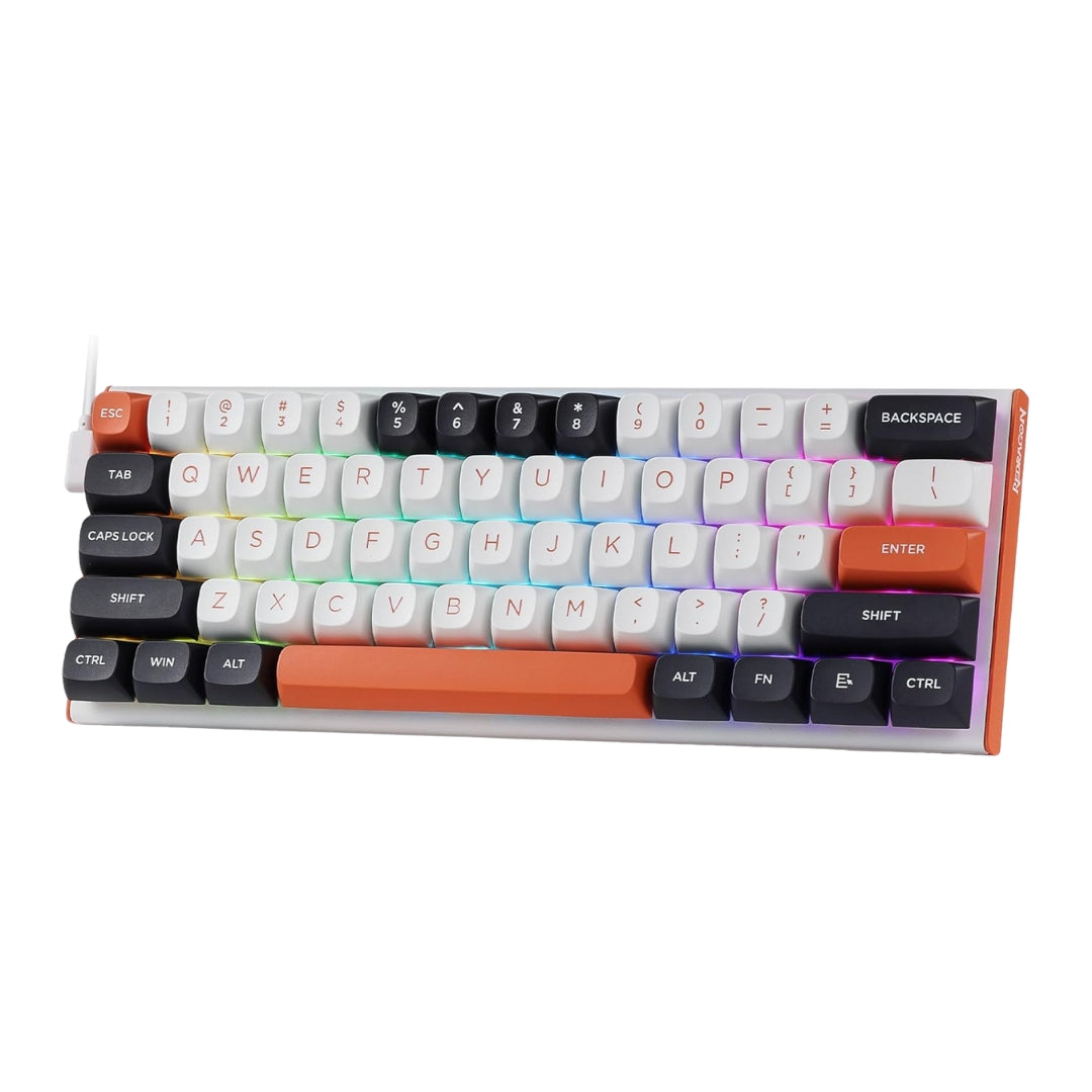 Redragon K683 Rapid Trigger he Gaming Keyboard, 60% 61 Keys Wired Mechanical Keyboard W/hyper-fast Actuation Polling Rate