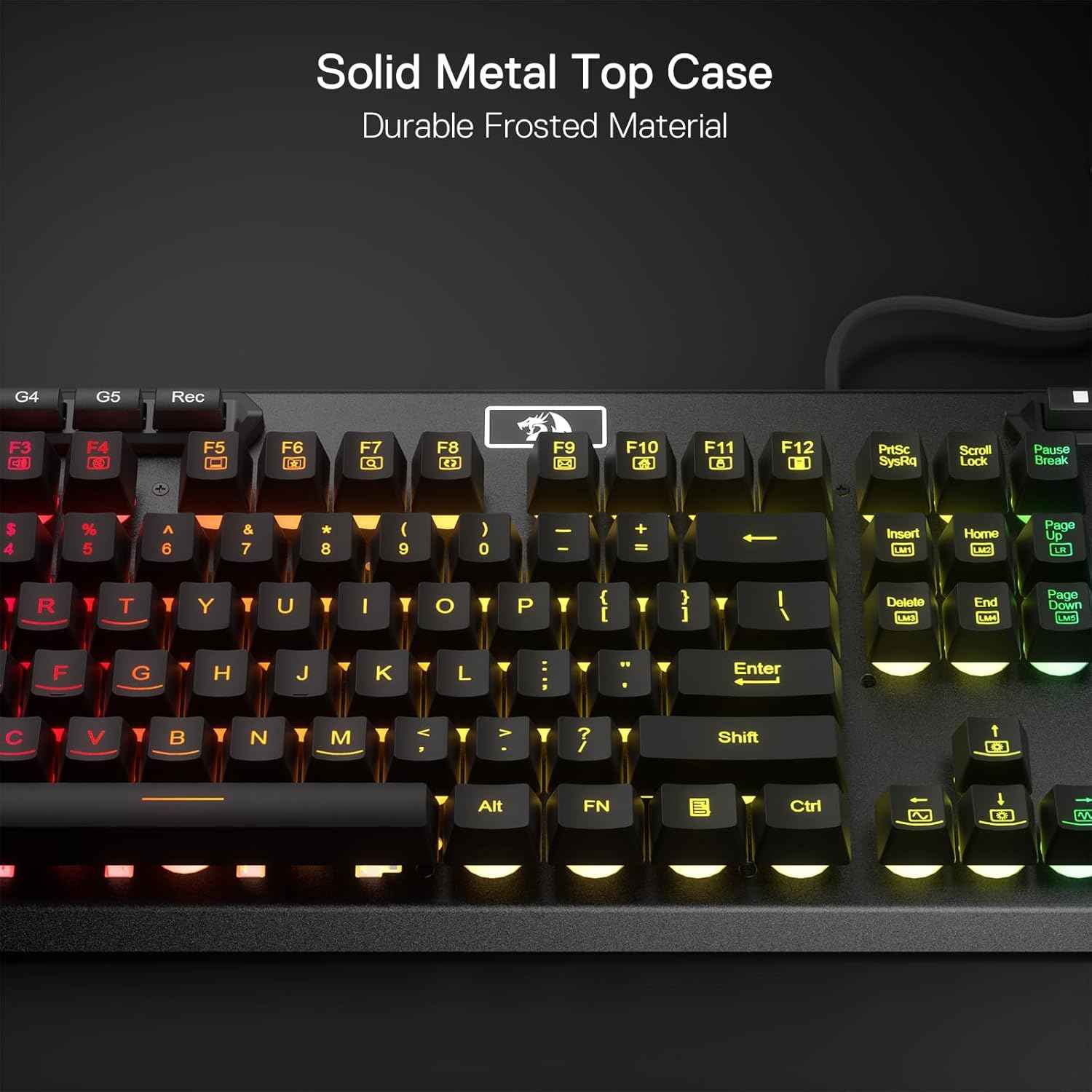 Redragon K688 Wireless Mechanical Keyboard, 3 Mode Gasket Mounted Rgb Gaming