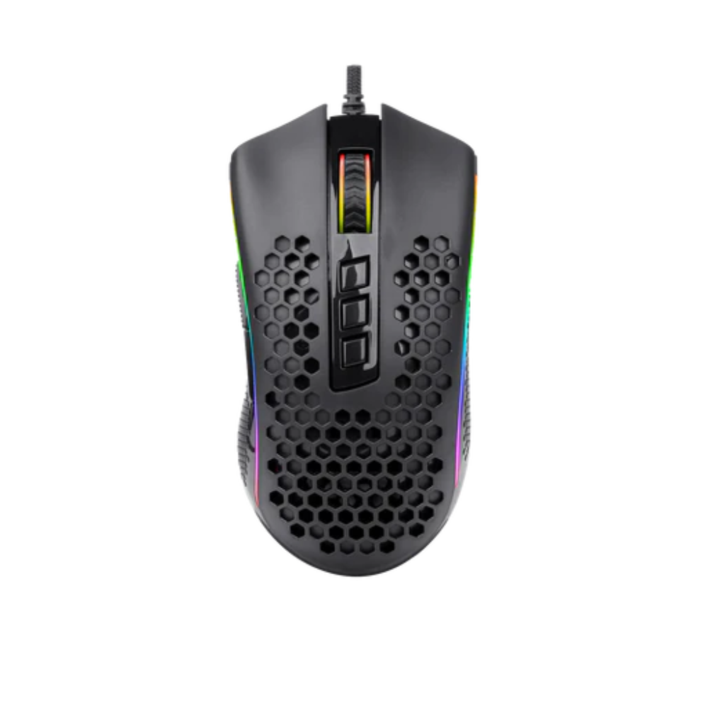 Redragon m808 storm gaming mouse - 85g ultralight rgb honeycomb shell - mouse