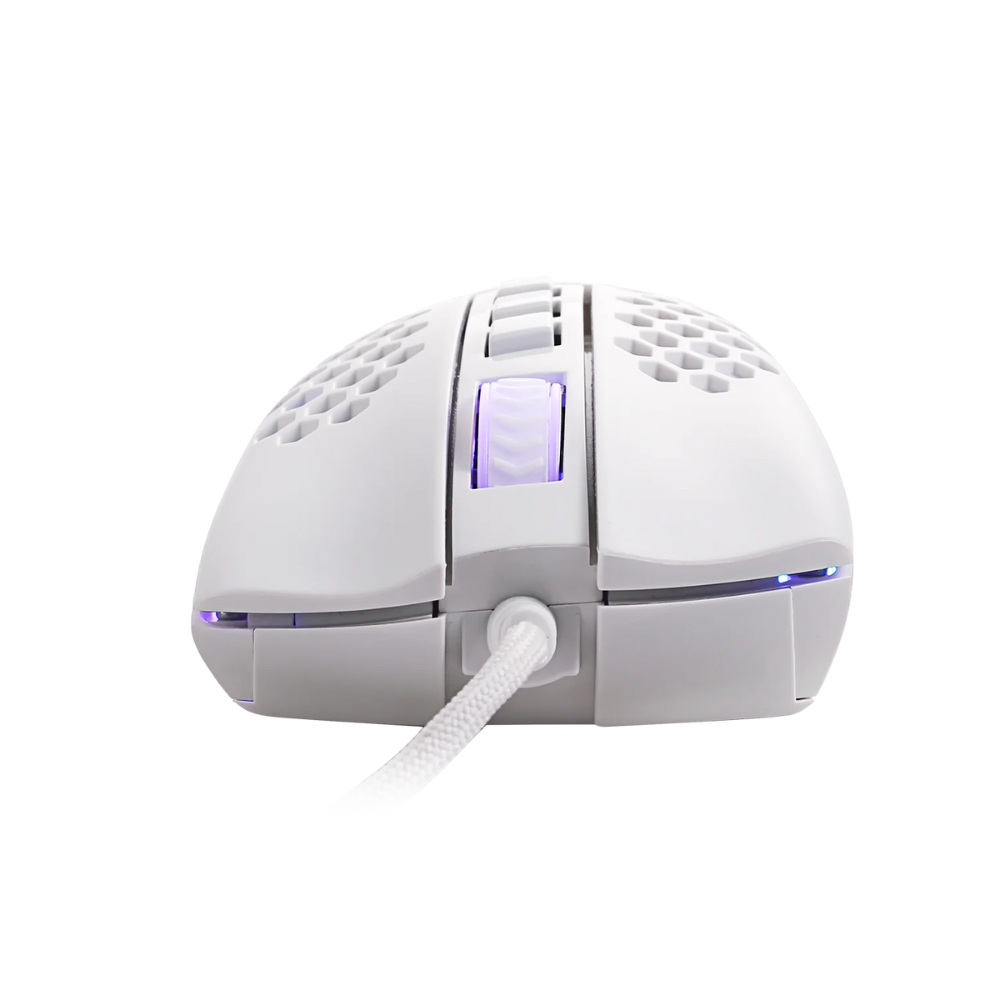 Redragon m808 storm white gaming mouse - lightweight rgb design with high precision performance - mouse
