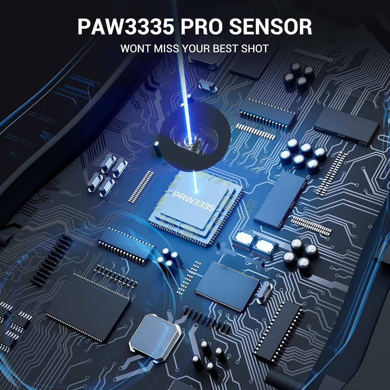 Redragon M915wl Wireless Gaming Mouse, Ergonomic Mouse 16000 Dpi with Rapid