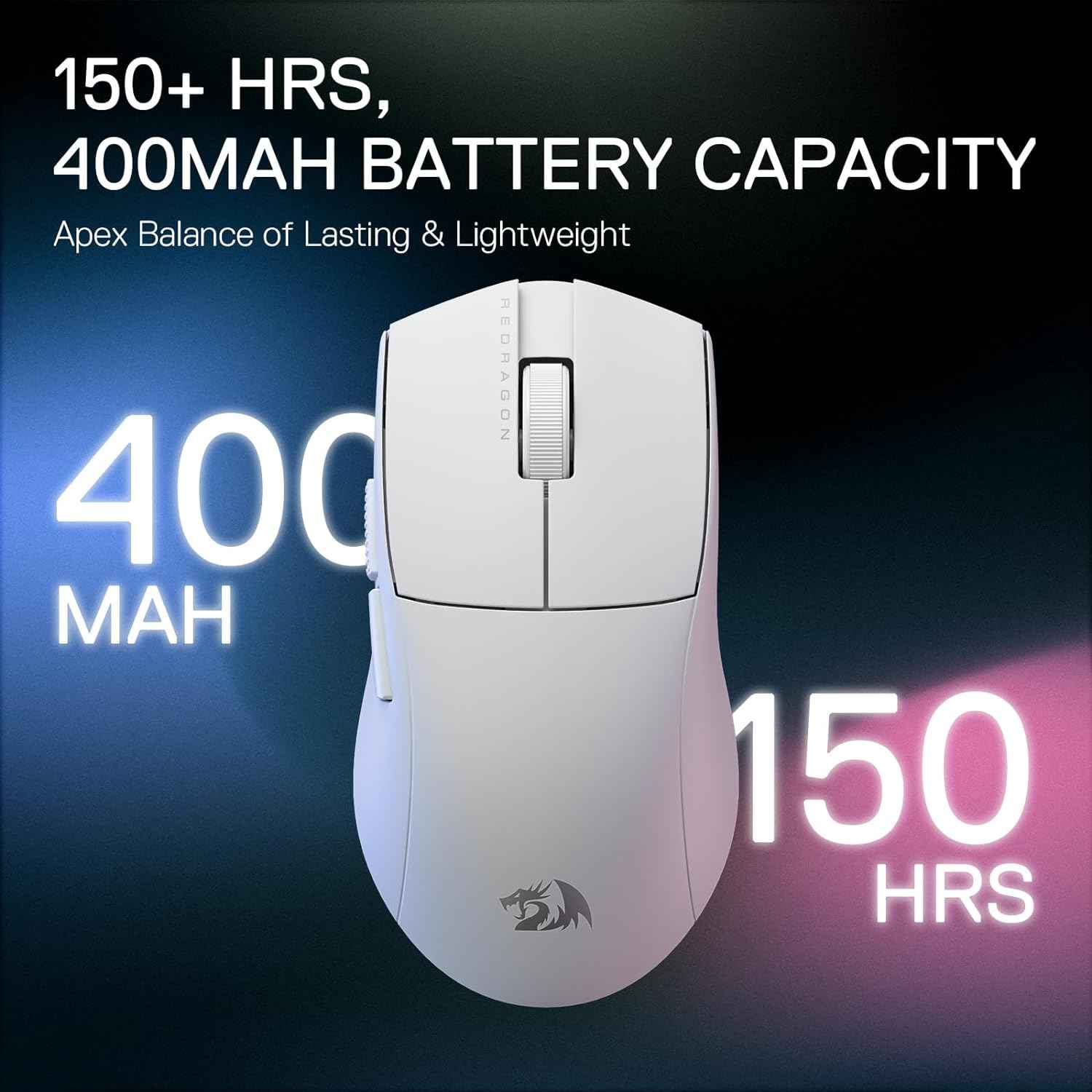 Redragon M916 Pro 3-mode Wireless Gaming Mouse 4k (26000 Dpi)