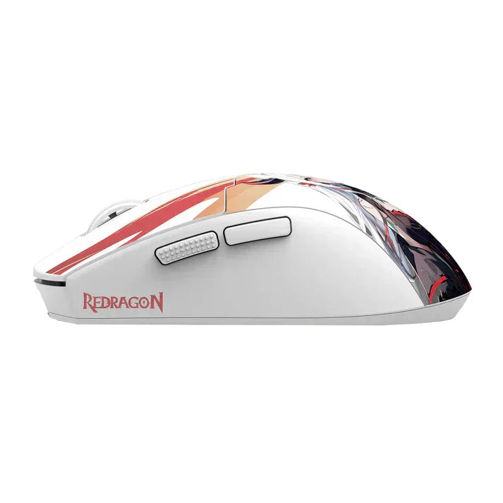 Redragon m918ak 3-mode wireless gaming mouse 55g lightweight 26k dpi mouse w/ergonomic natural grip build full