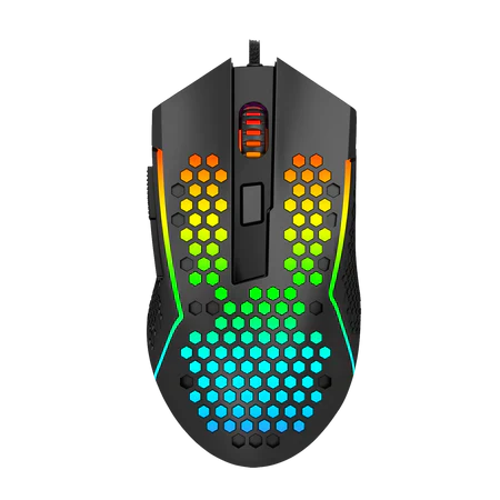 Redragon M987-k Lightweight 55g Honeycomb Gaming Mouse Rgb 12000 Dpi - Gameonjo