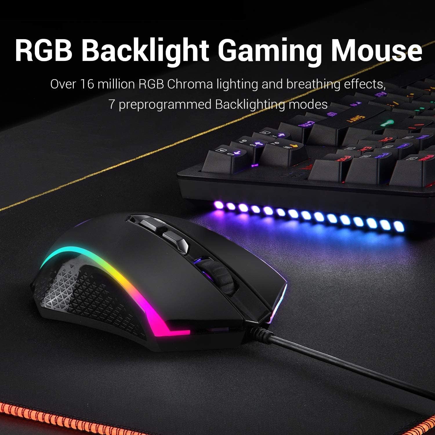 Redragon S113 Gaming Keyboard Mouse Combo Wired Mechanical - Gameonjo