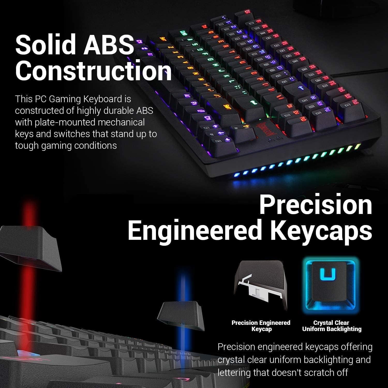 Redragon S113 Gaming Combo - Wired Mechanical Keyboard and Mouse Bundle - Gameonjo - Video Games and PC Gaming Store in Jordan
