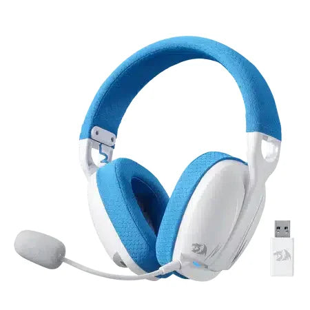 Redragon skuld pro h878 3-mode wireless white led gaming headset - headsets