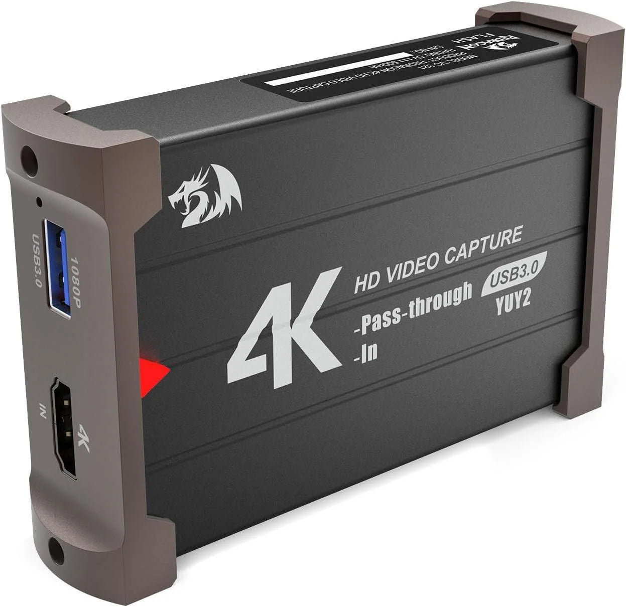 Redragon vc321 4k video capture card usb 3.0 1080p 60fps video capture - streaming