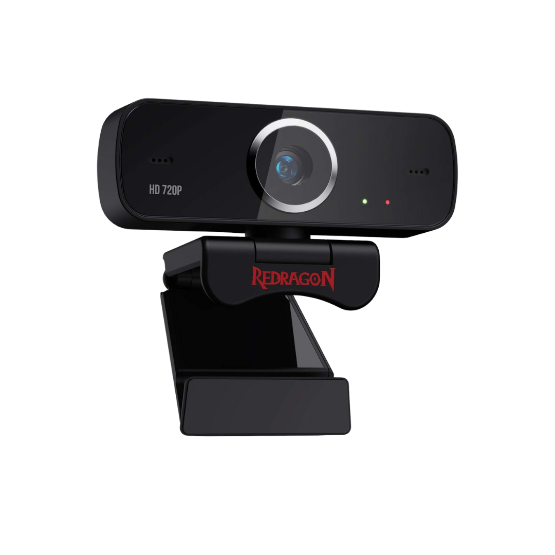 Redragon Webcam Gamer and Streamer Fobos 2 720p Gw600-1, Black