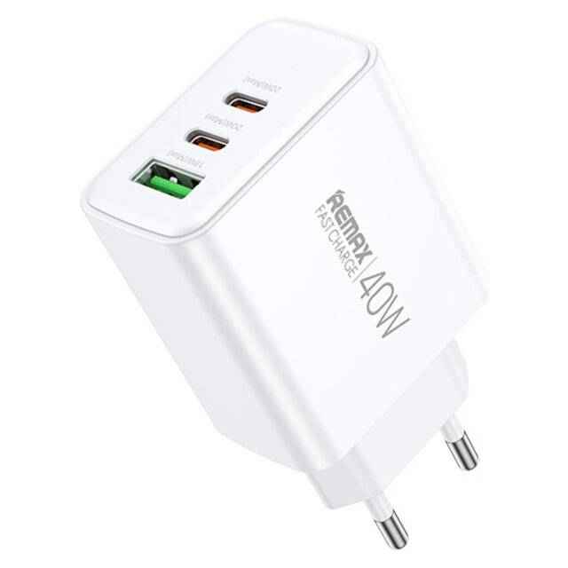Remax Rp-u123 40w 1a+2c Kiddy Series Fast Charger