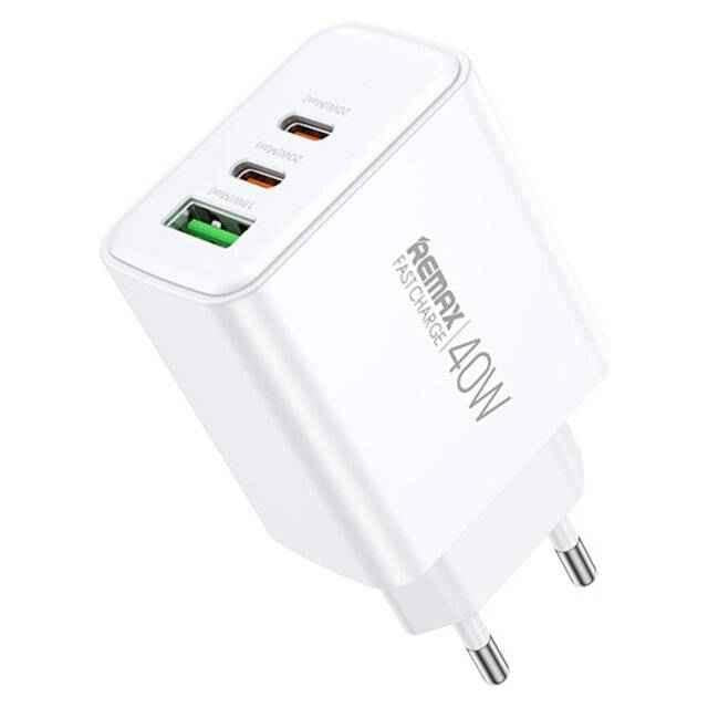 Remax rp-u123 fast charger 40w 1a + 2c kiddy series - cables & chargers | car essentials