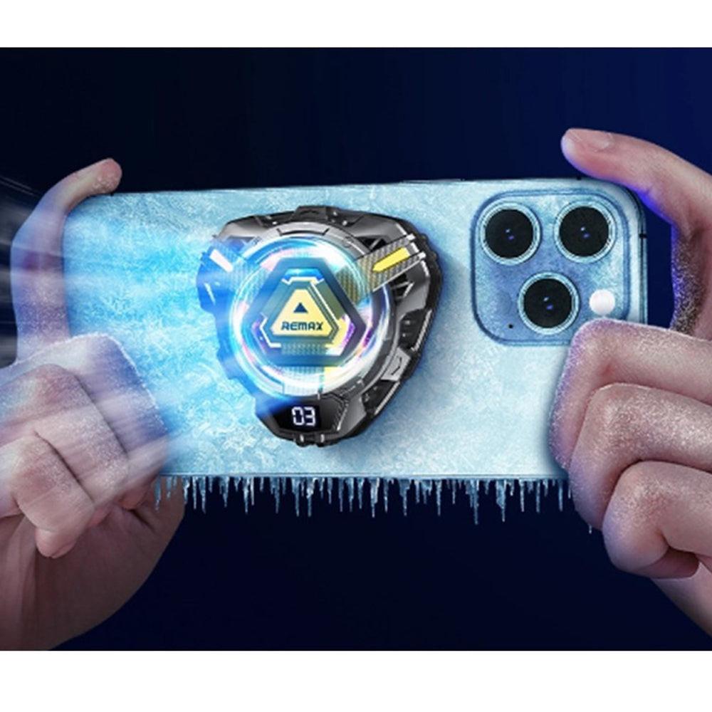 Remax rt-f5 magnetic phone cooler for efficient cooling and performance - cables & chargers | mobile essential