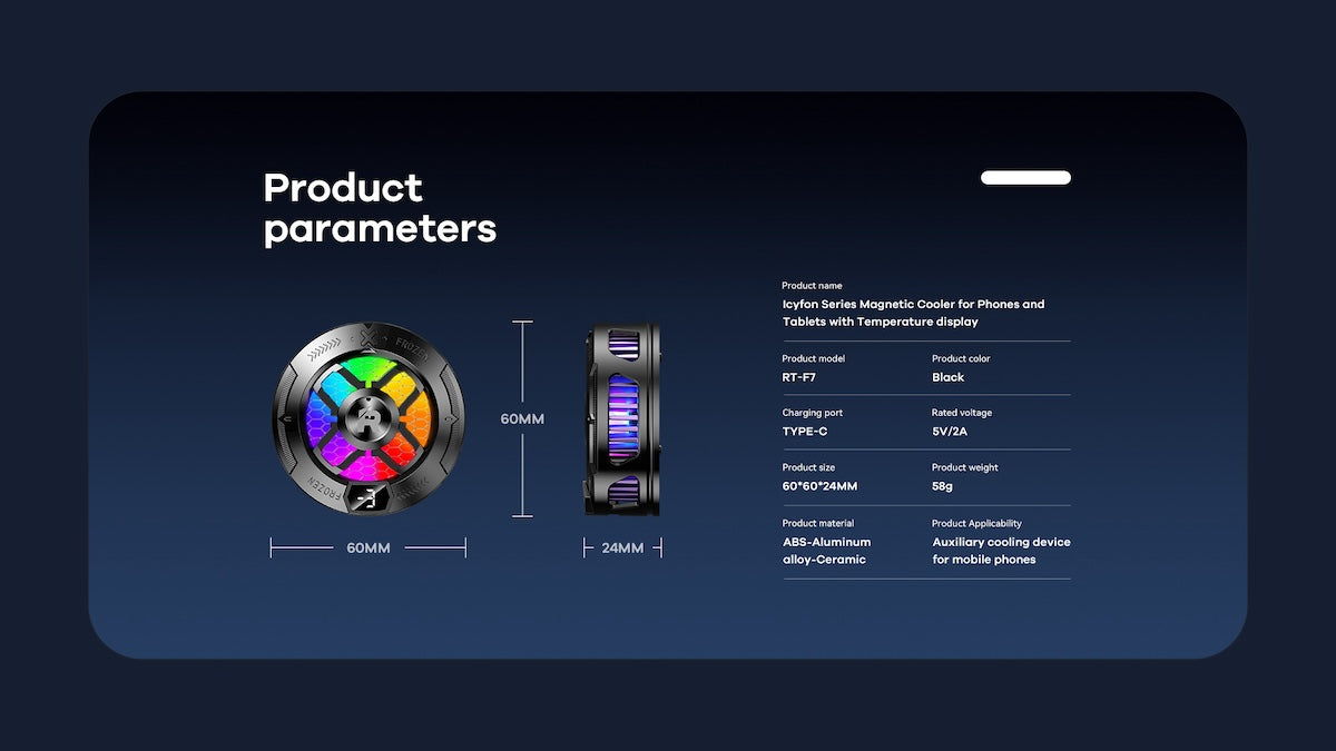 Remax Rt-f7 Cooler for Phones and Tablets - Gameonjo