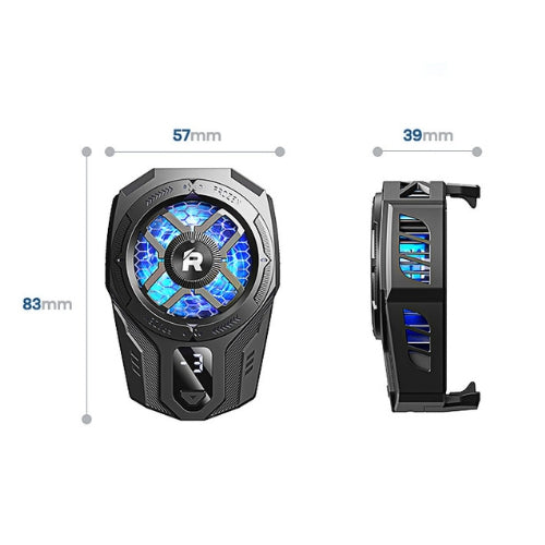 Remax Rt-f8i Series Clamp Phone Cooler Black - Gameonjo