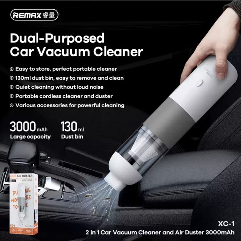 Remax Xc-1 Air Duster Car Vacuum Cleaner - Gameonjo