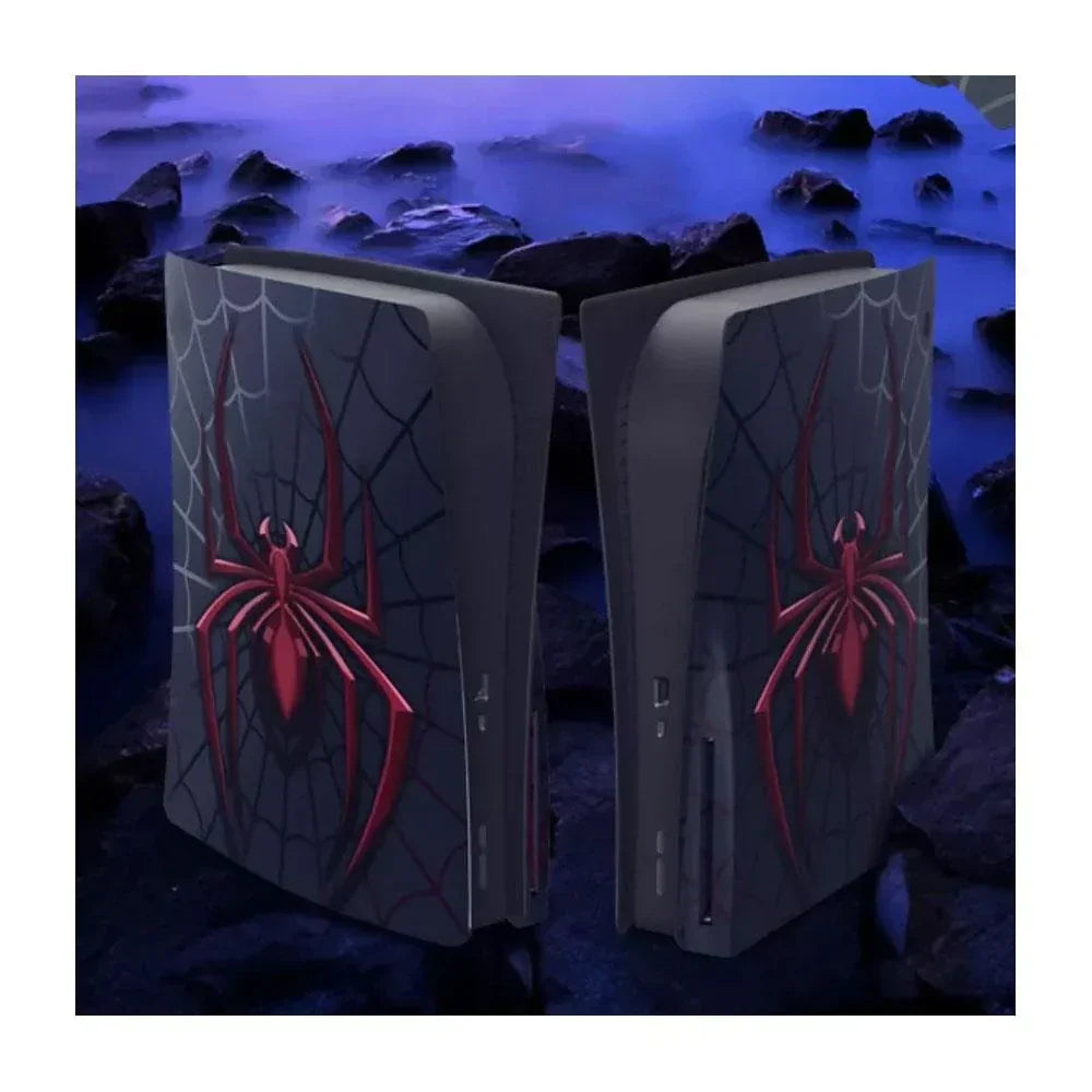 Replacement shell for ps5 cd-rom game console spiderman version - playstation headsets & accessories