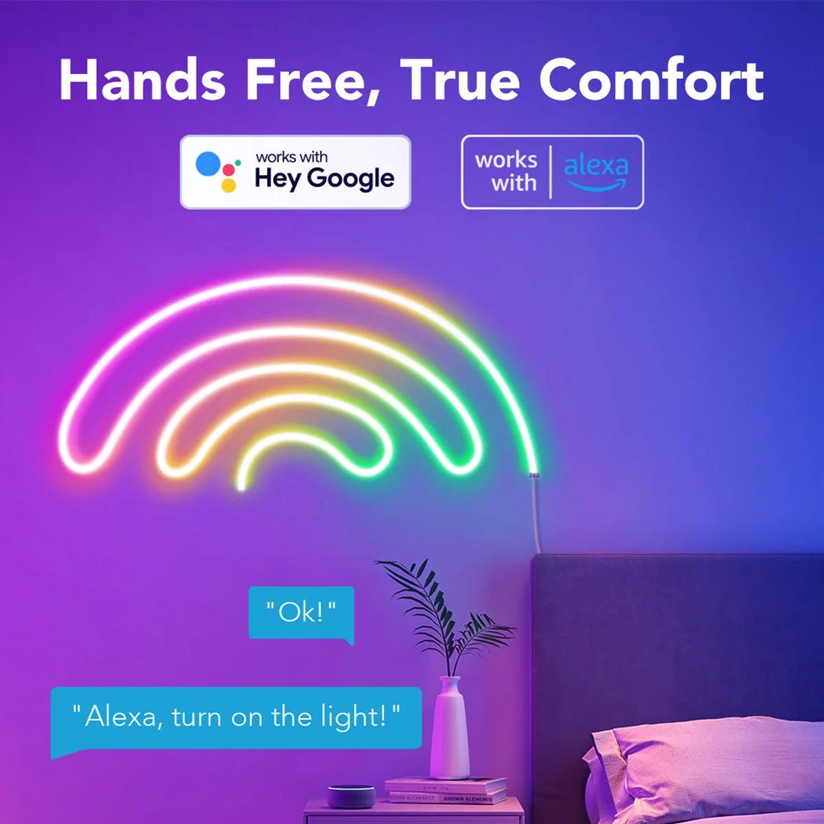 Rgb smart ic 5v usb neon led strip lights