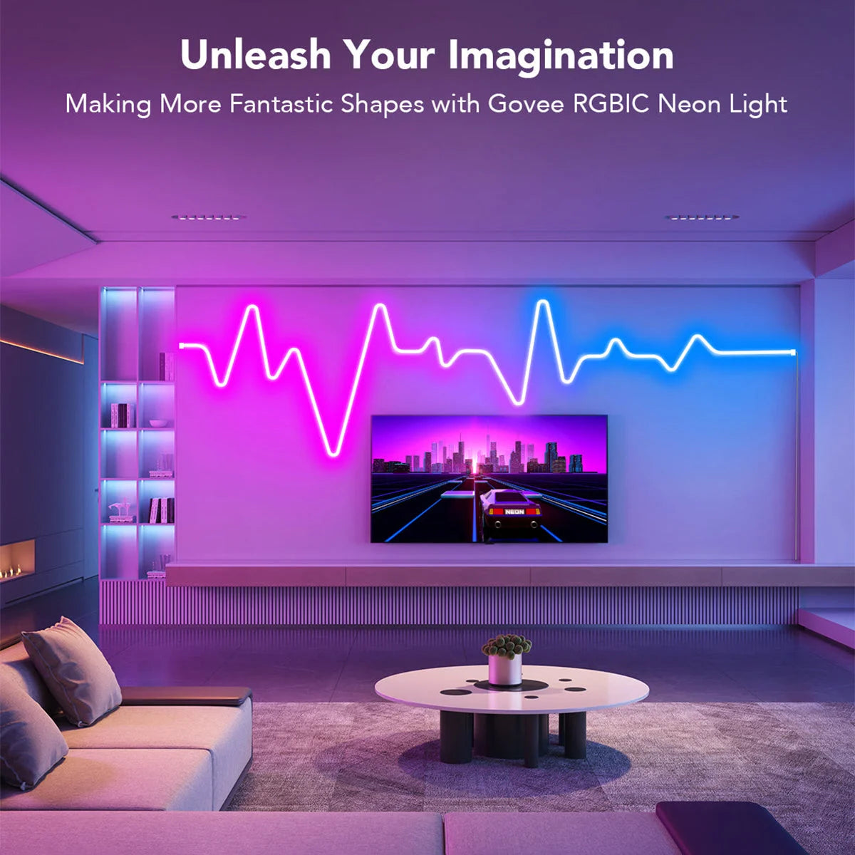 Rgb smart ic 5v usb neon led strip lights