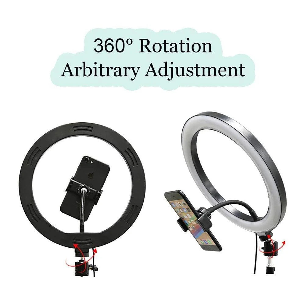 Ring light 26cm with tripod for multiple uses - streaming