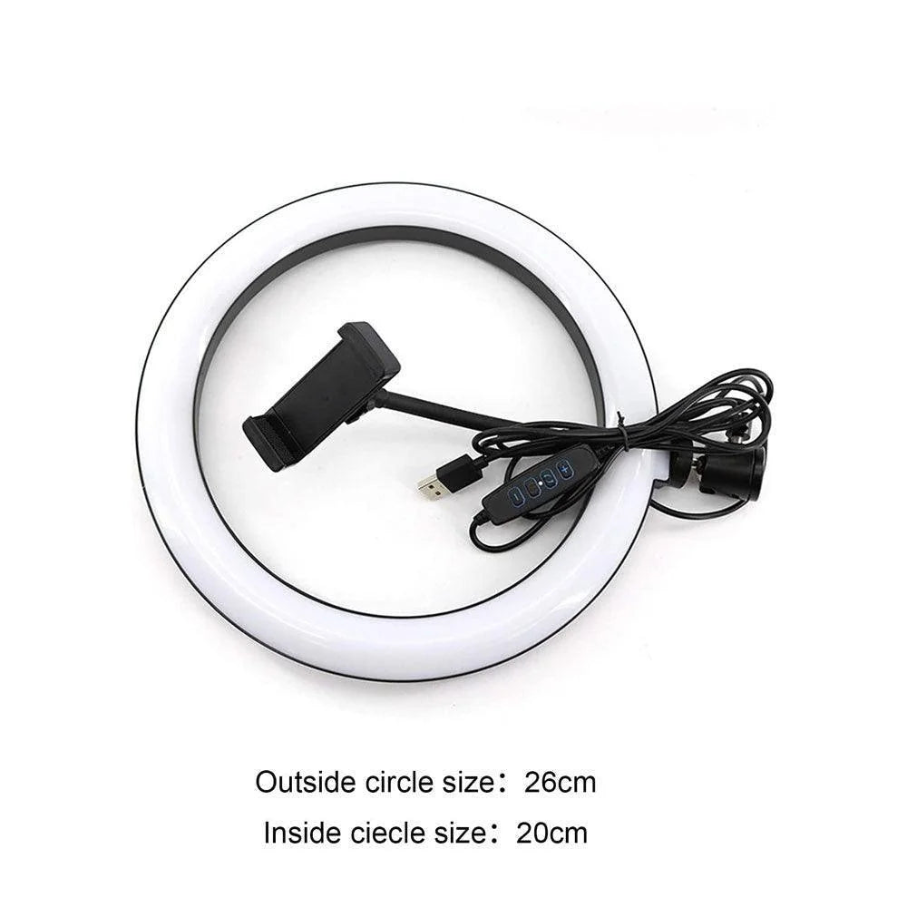 Ring light 26cm with tripod for multiple uses - streaming