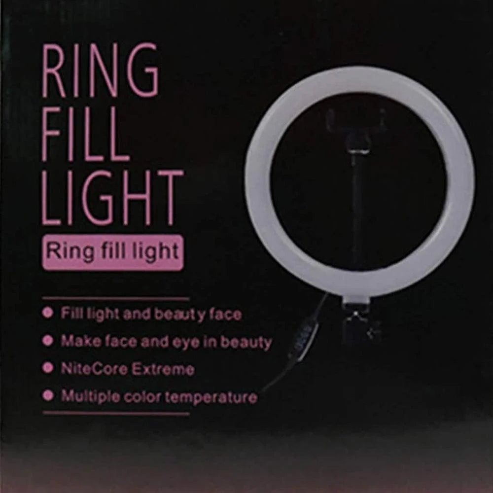 Ring light 26cm with tripod for multiple uses - streaming