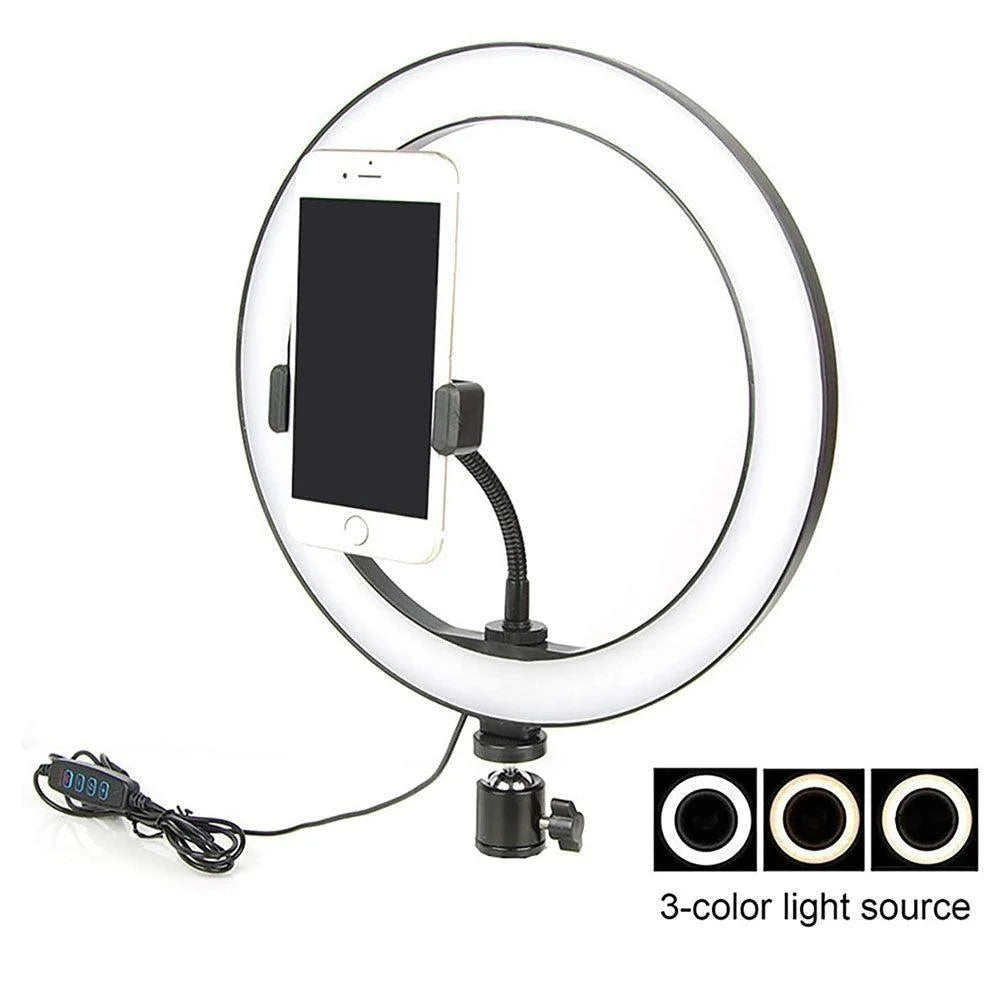 Ring light 26cm with tripod for multiple uses - streaming