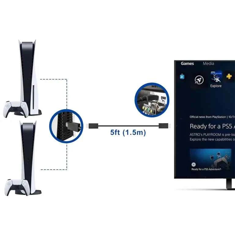 Sony Ps5 Hdmi 2.1 Cable – Official Product & Original - Gameonjo - Video Games and PC Gaming Store in Jordan