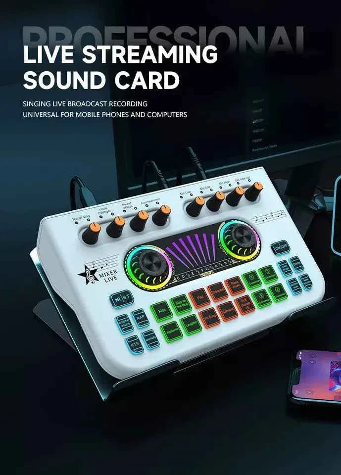 Sound card x3 special effects for cross-border live recording - streaming