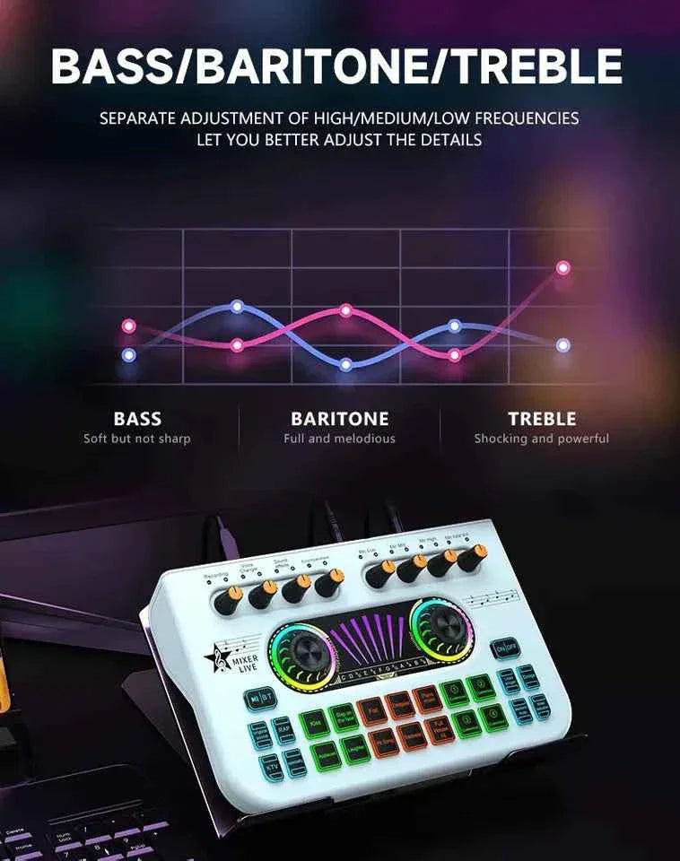 Sound card x3 special effects for cross-border live recording - streaming