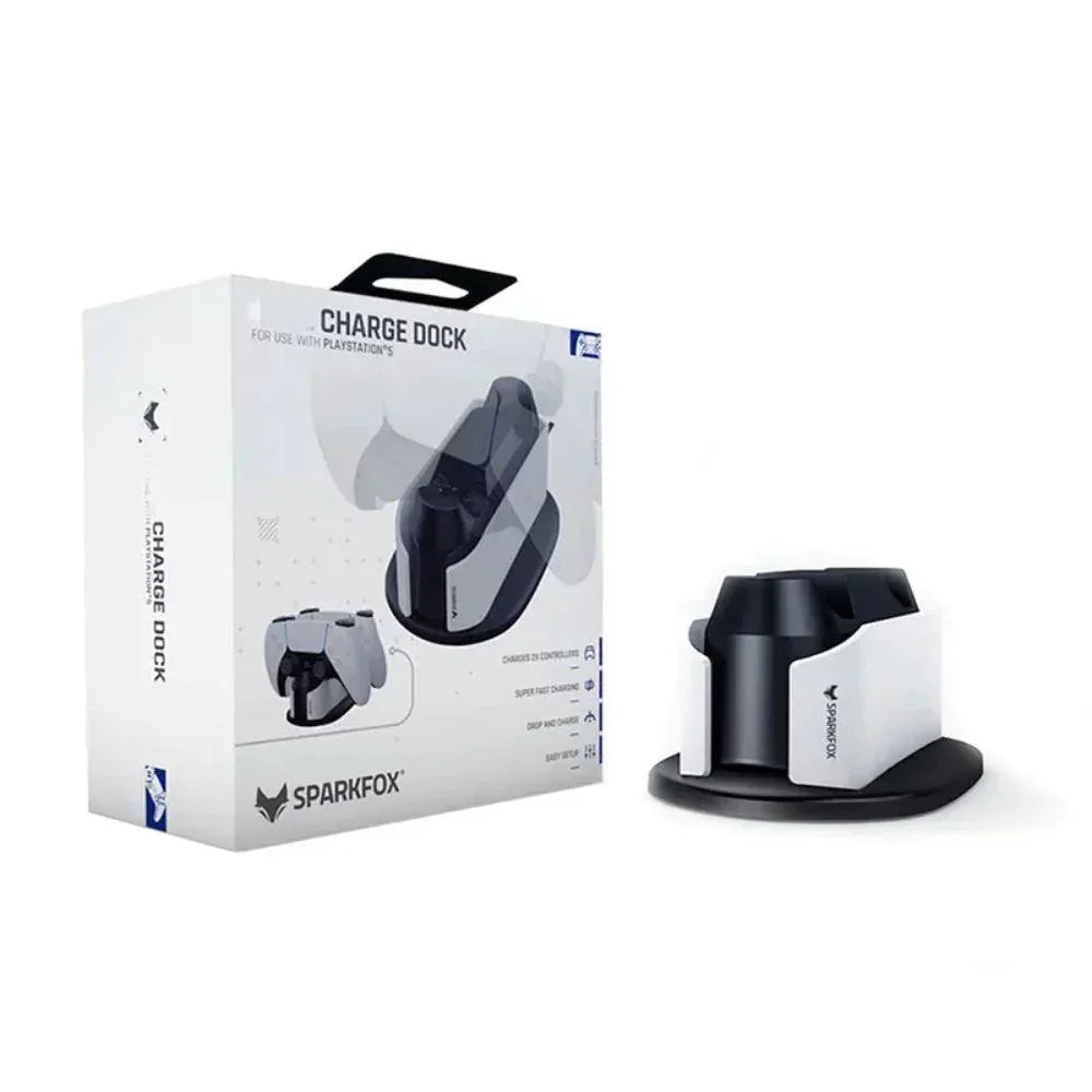 Sparkfox magnetic fast charger for ps5 charging stand - playstation headsets & accessories