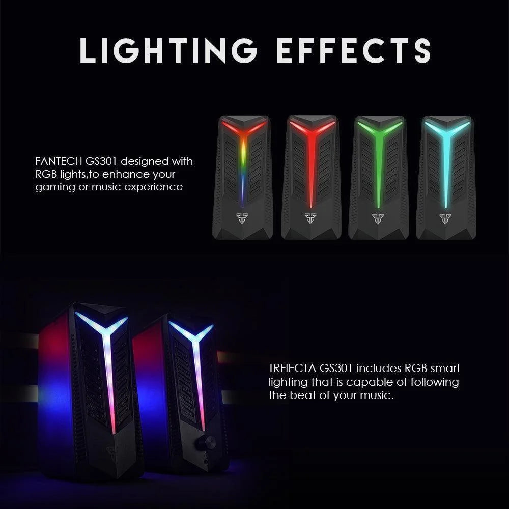 Fantech gs301 trifecta rgb gaming speaker - audio | speakers