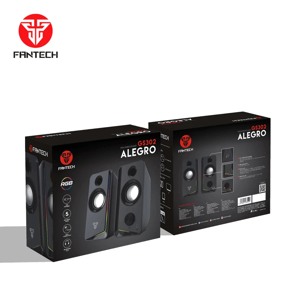Fantech gs302 alegro rgb gaming speaker - audio | speakers